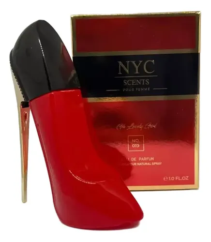Perfume Miniatura Sapato NYC Scents Vermelho No.019 25ml Feminino